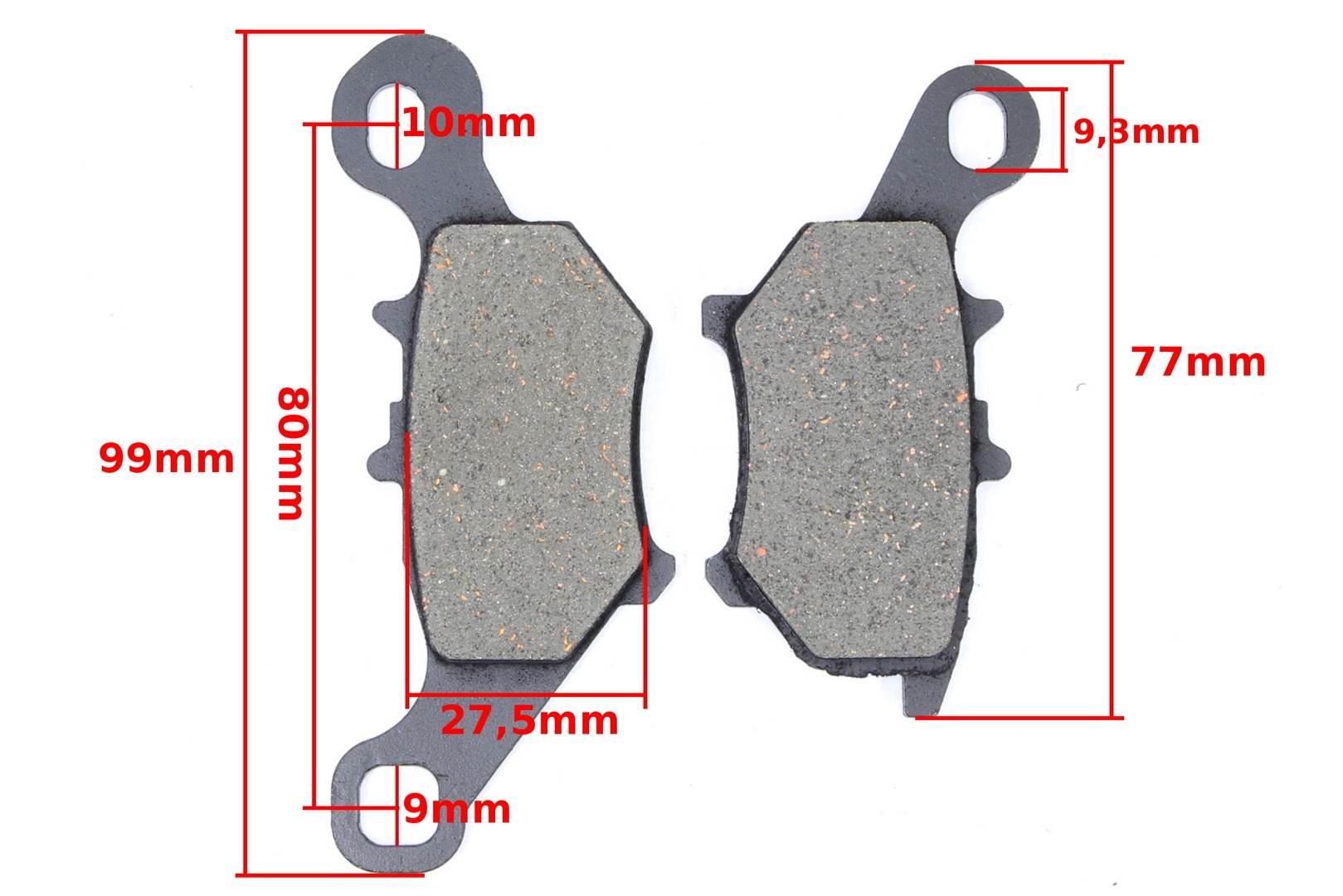 Klocki hamulca yamaha cv 50 a/r jog sbp | ROY16141 - zdjęcie 5