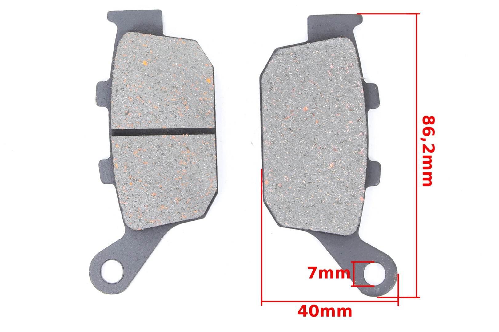 Klocki hamulca honda fes 150 cb 250 nsr 250 vtr250 - zdjęcie 5