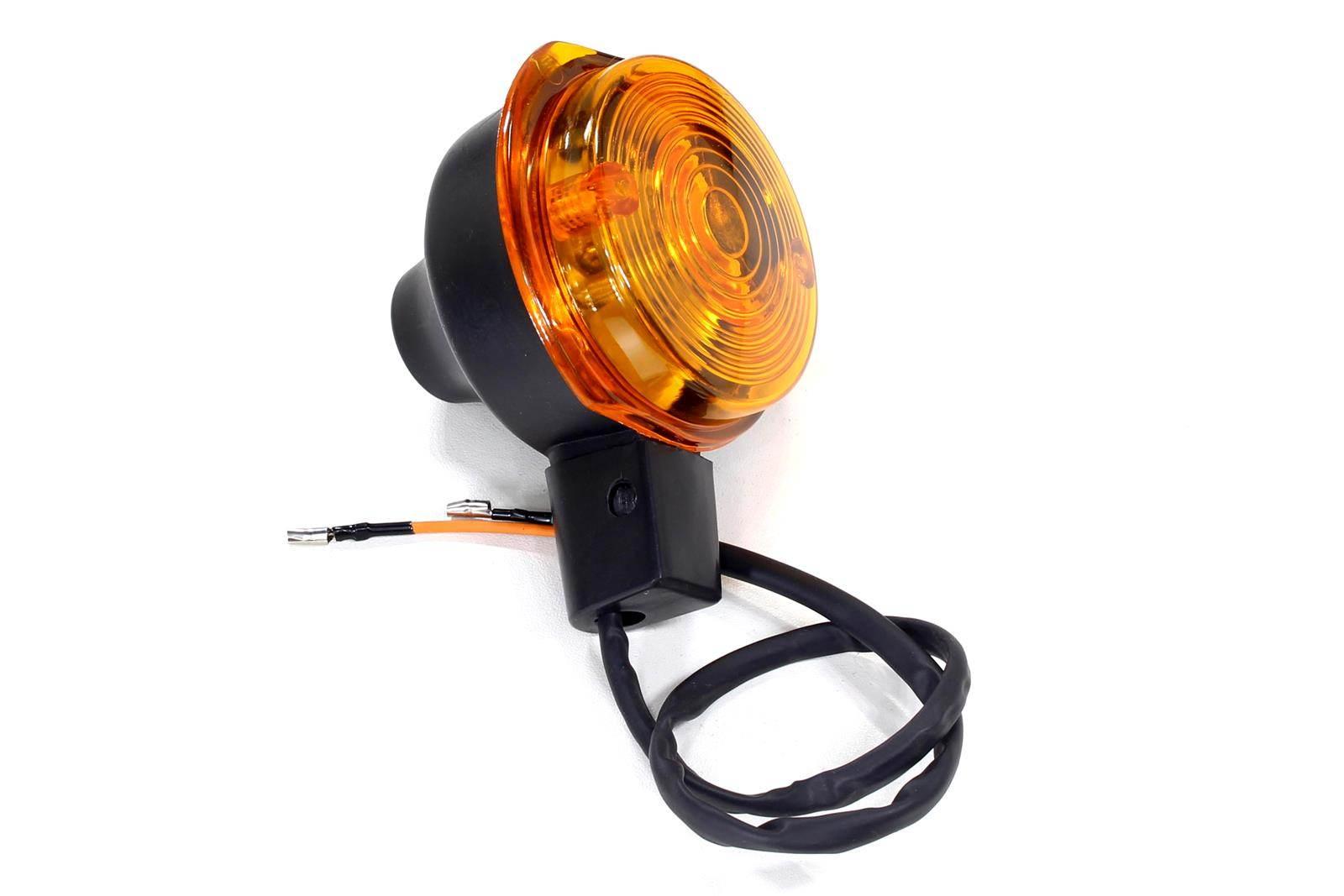 Kierunkowskaz mz simson okrągły pomarańczowy przód import - zdjęcie 2