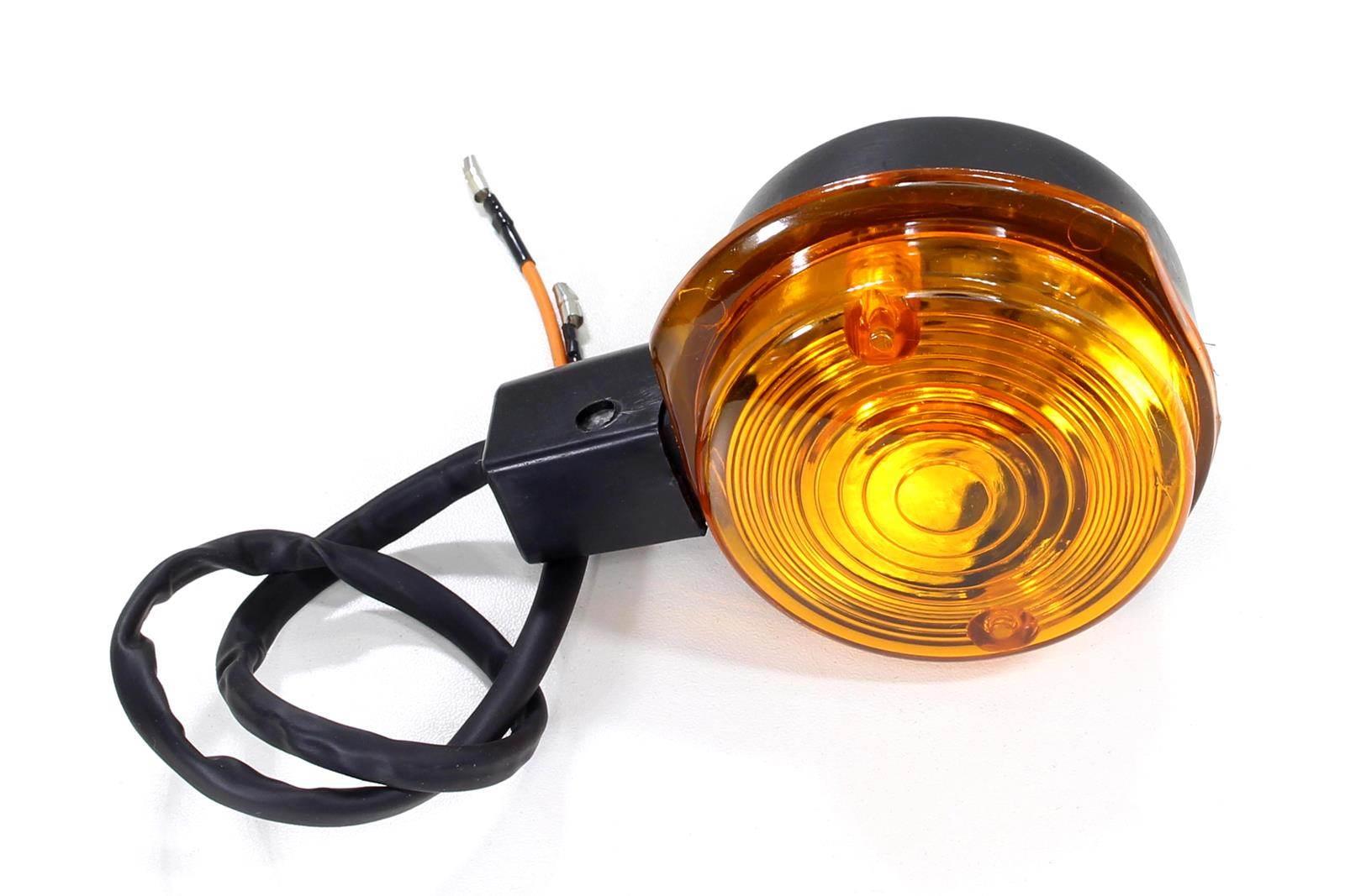 Kierunkowskaz mz simson okrągły pomarańczowy przód import - zdjęcie 3