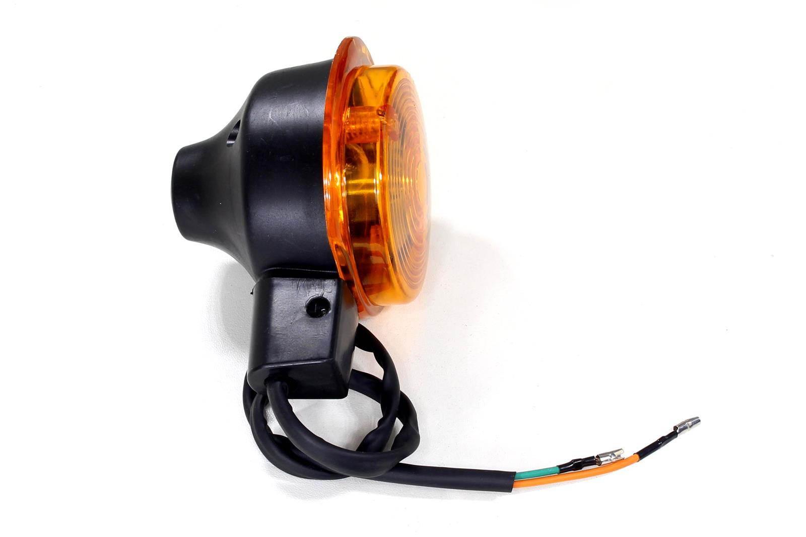 Kierunkowskaz mz simson okrągły pomarańczowy przód import - zdjęcie 5