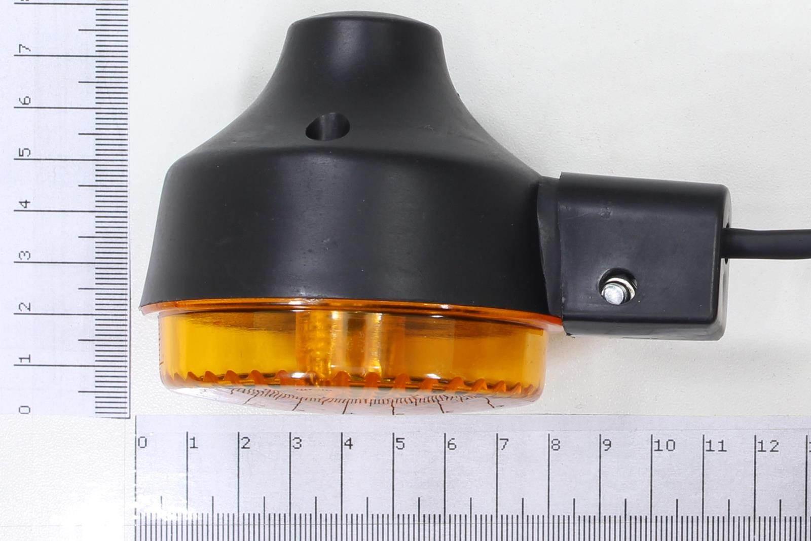 Kierunkowskaz mz simson okrągły pomarańczowy przód import - zdjęcie 6