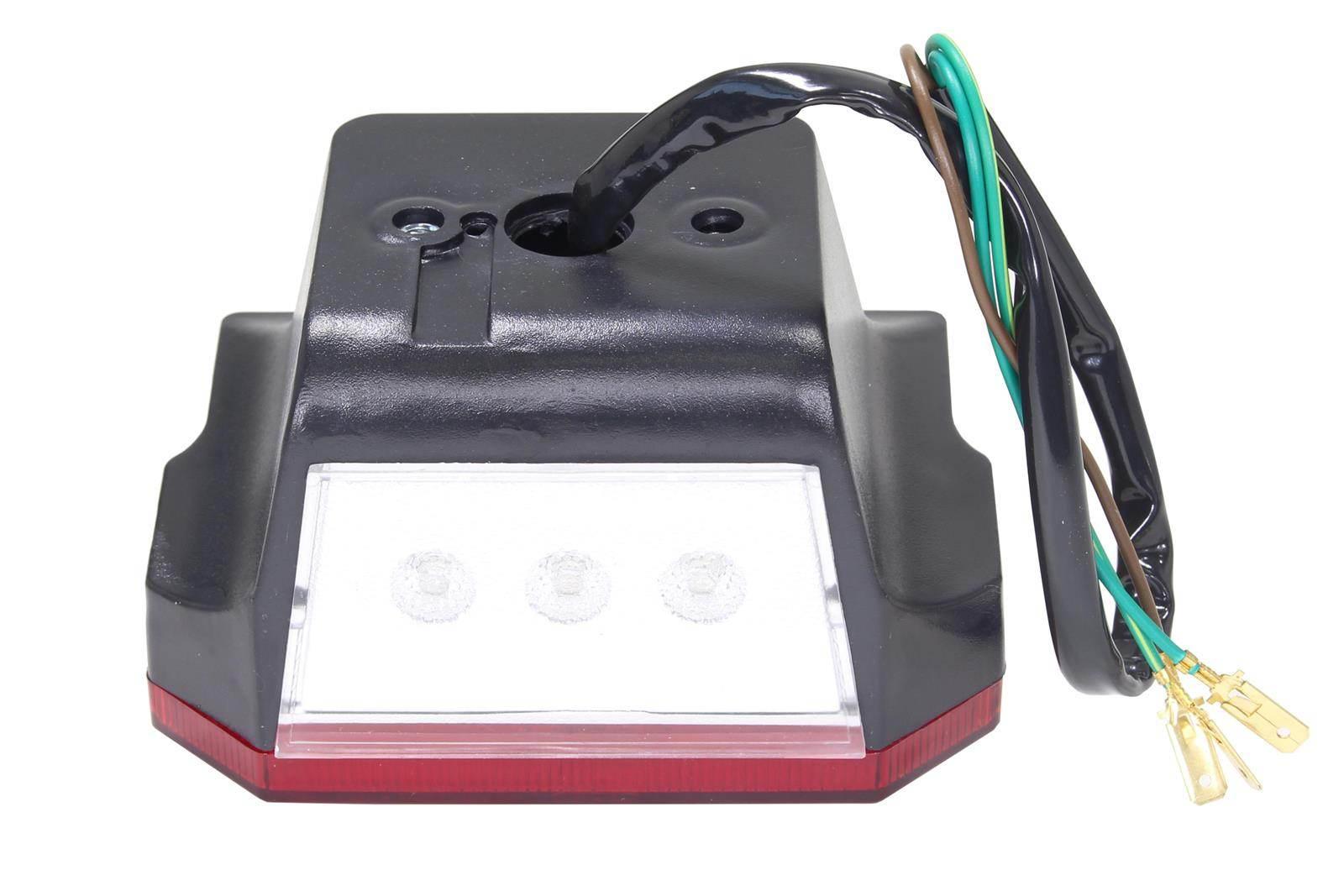 Lampa tył mz kwadrat czerwona led sc | ROY23020 - zdjęcie 2