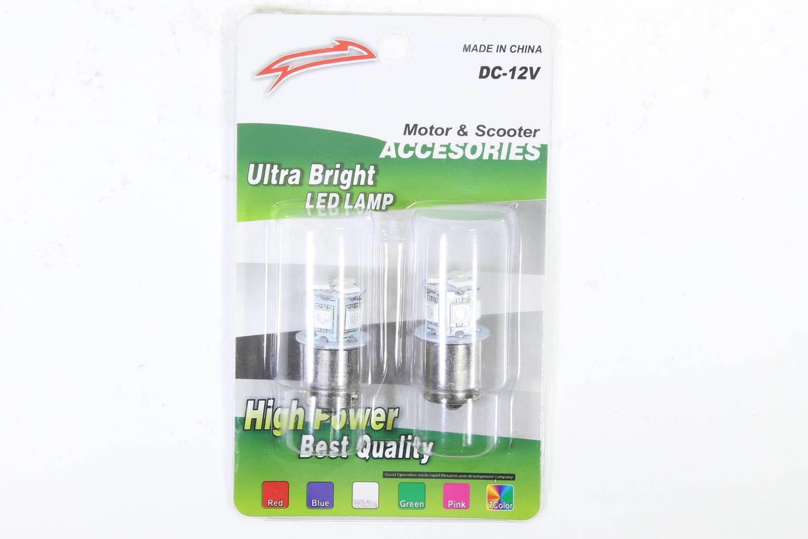 Żarówka 12v ba15s-37mm led czerwona sc | ROY23065 - zdjęcie 3