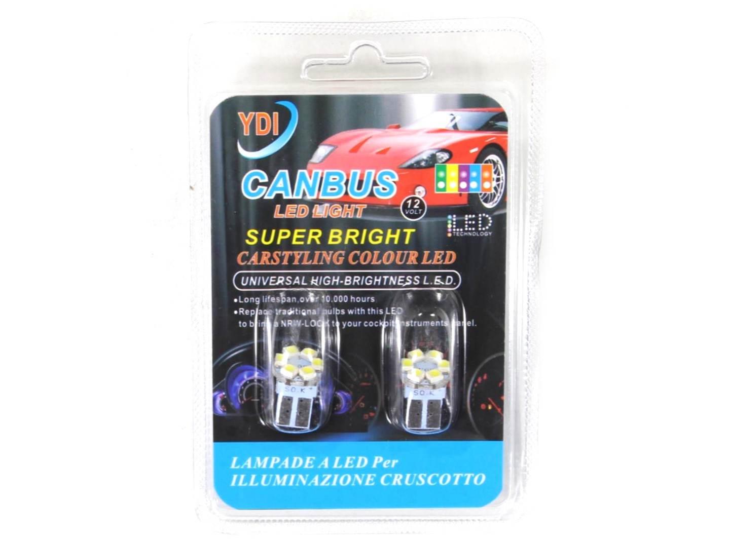 Żarówka 12v t10 led bezcokołowa 6xdioda | ROY23436