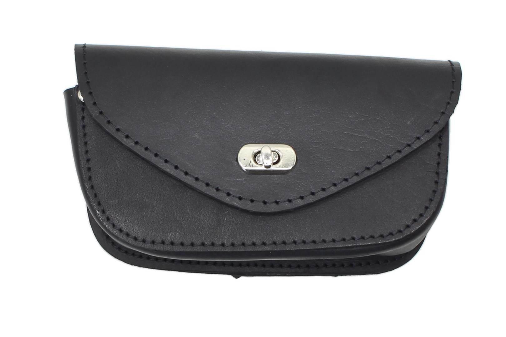 Sakwa torba saszetka ekoskóra czarna | ROY23470