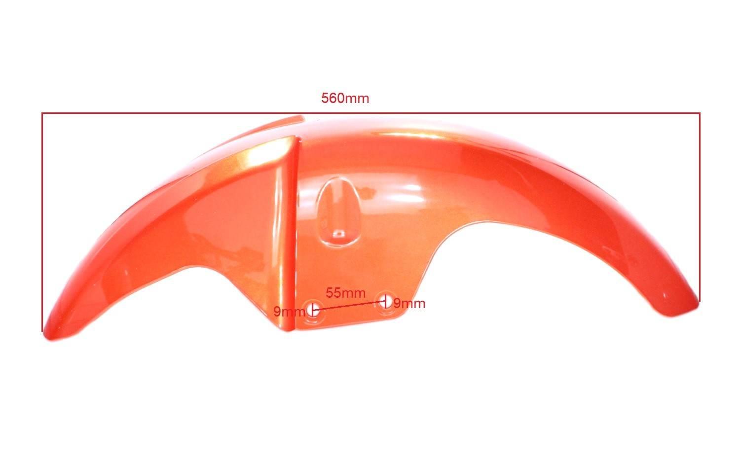 Błotnik przód czoper pomarańczowy | ROY23480 - zdjęcie 2