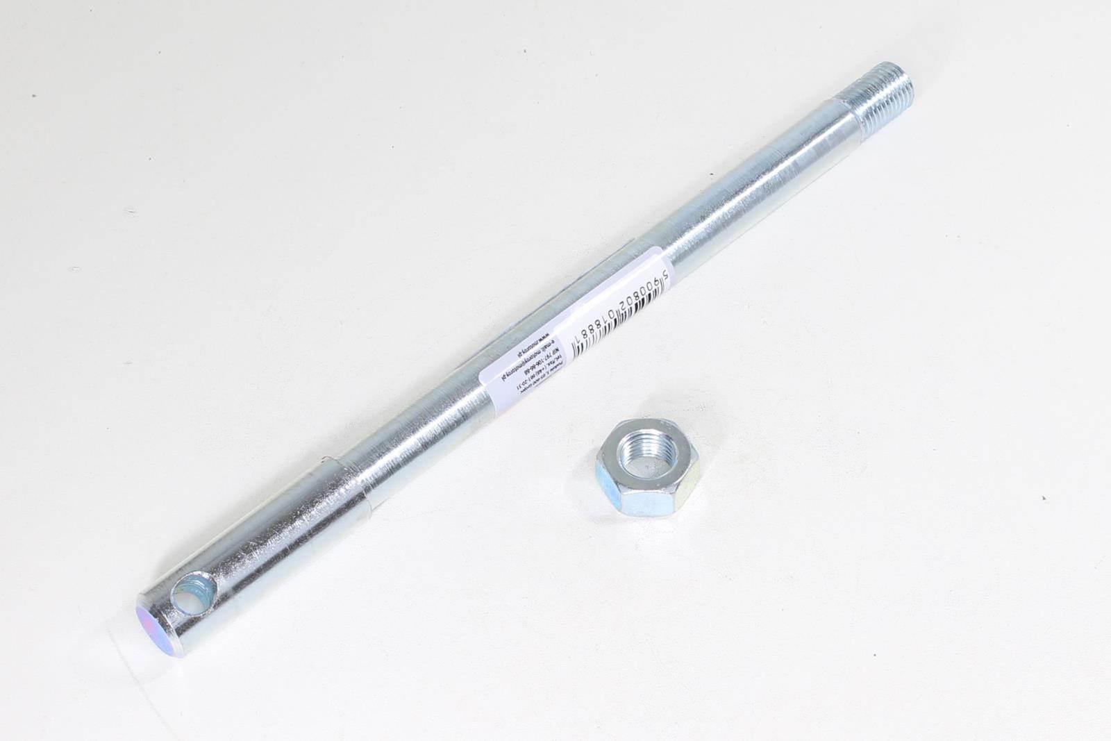 Oś koła przód wsk 125 175 173mm z nakrętką