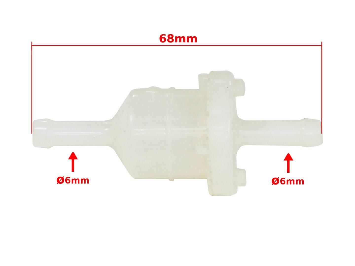 Filtr paliwa biały 6mm | ROY23982 - zdjęcie 3