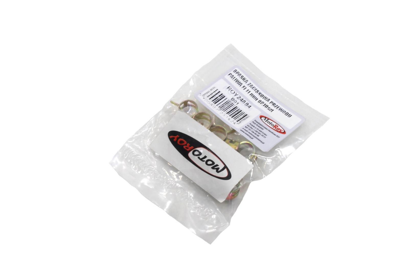 Opaska zaciskowa przewodu paliwa fi 11mm op.10szt - zdjęcie 2