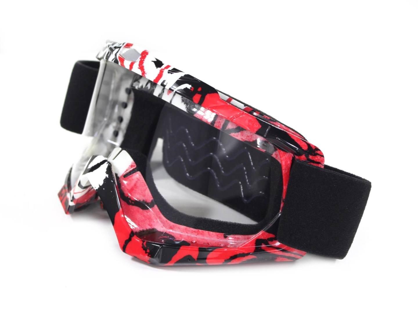 Gogle ftm-006 black/white/red | ROY24984 - zdjęcie 2