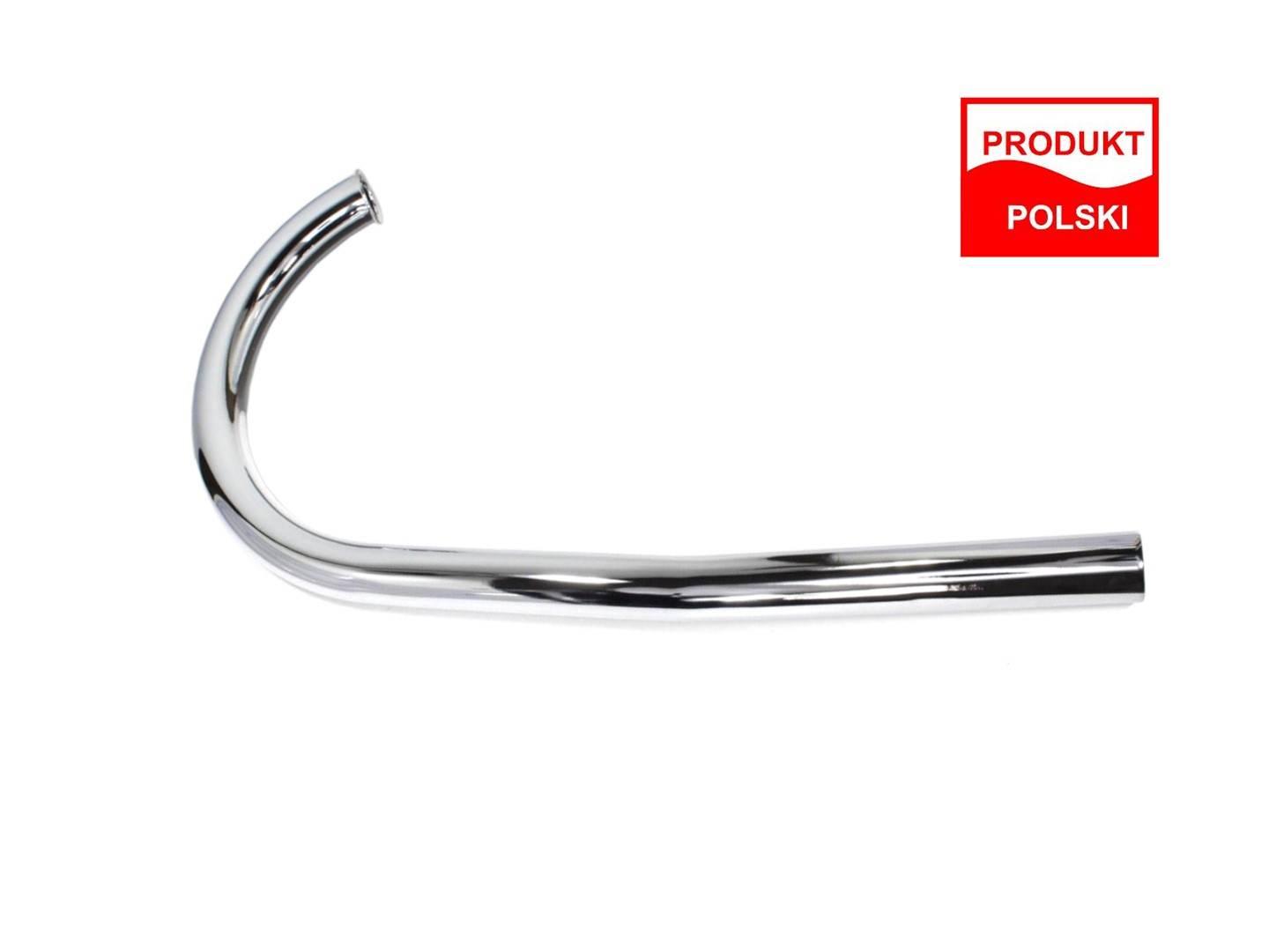 Kolanko tłumika wfm rybka chrom | ROY25189