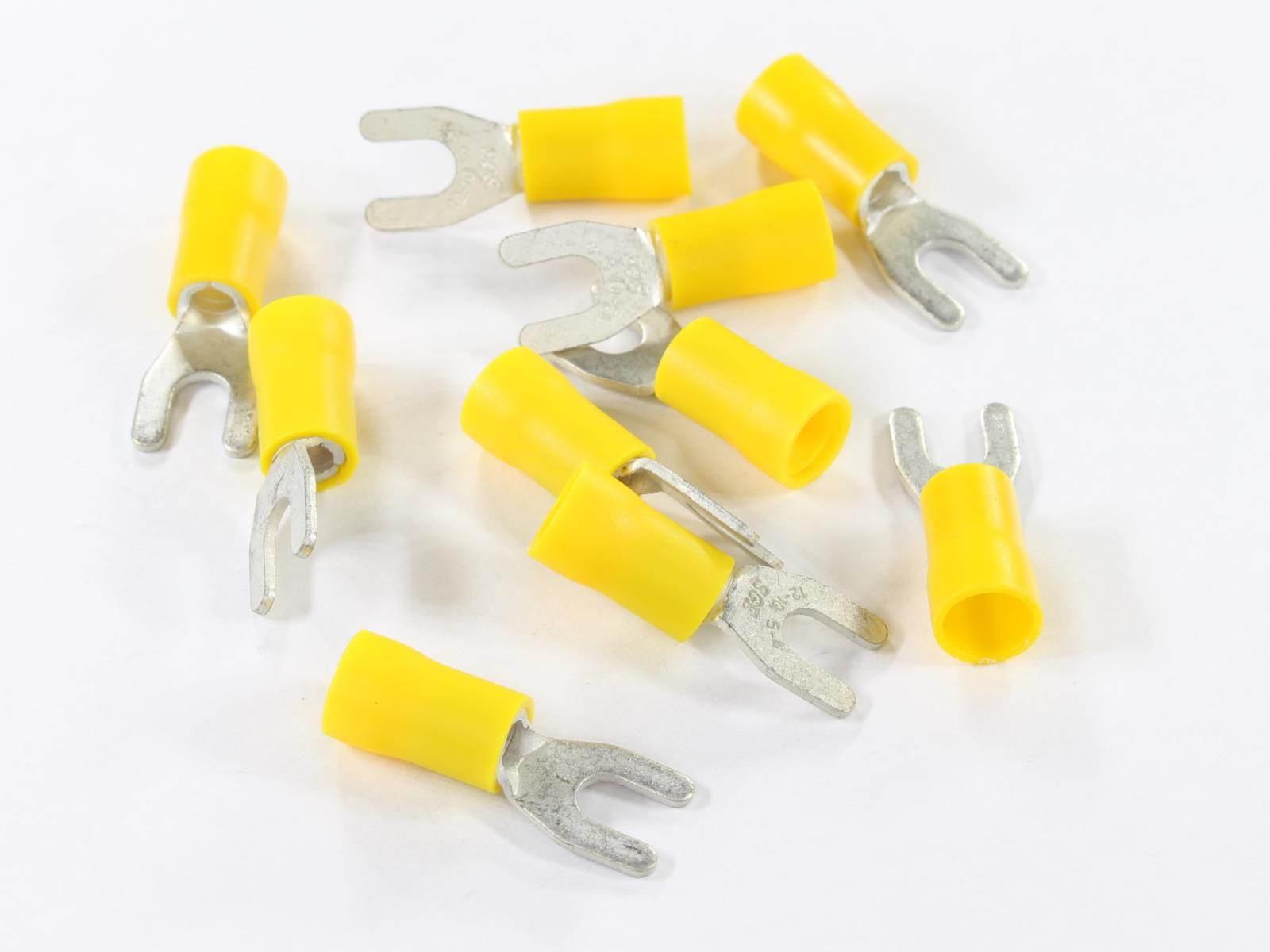 Konektor końcówka widełkowa m4 izolowana 4.3mm 4.0-6.0mm kpl 10szt