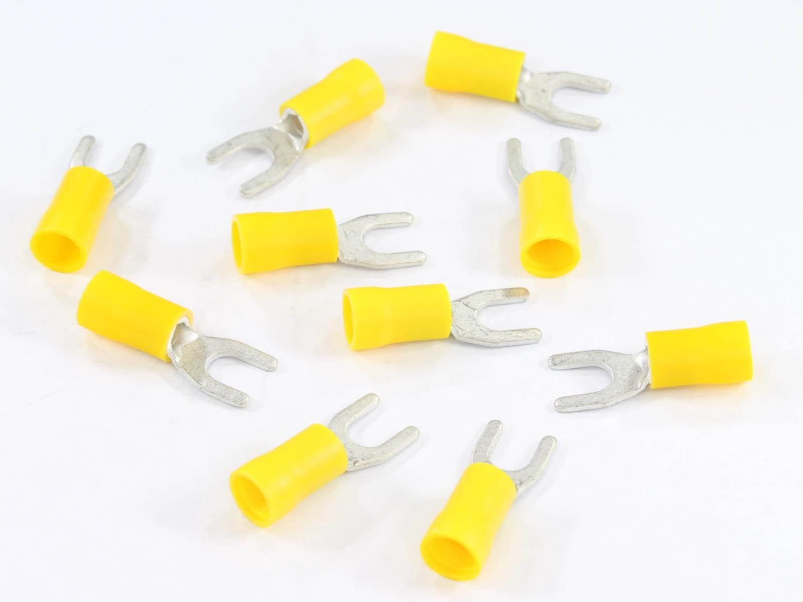 Konektor końcówka widełkowa m5 izolowana 5.3mm 4.0-6.0mm kpl 10szt