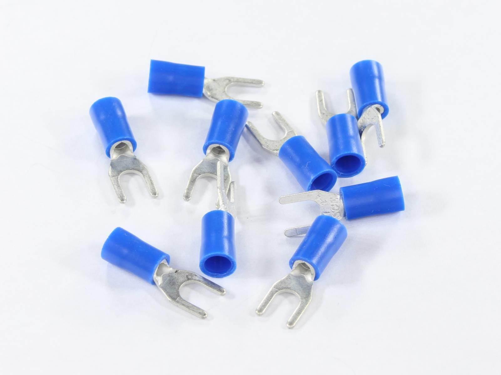 Konektor końcówka widełkowa m4 izolowana 4.3mm 1.5-2.5mm kpl 10szt