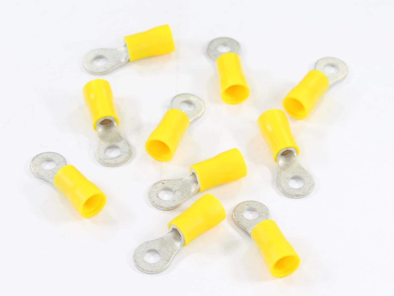 Końcówka oczkowa m4 izolowana 4,3mm4-6mm10szt