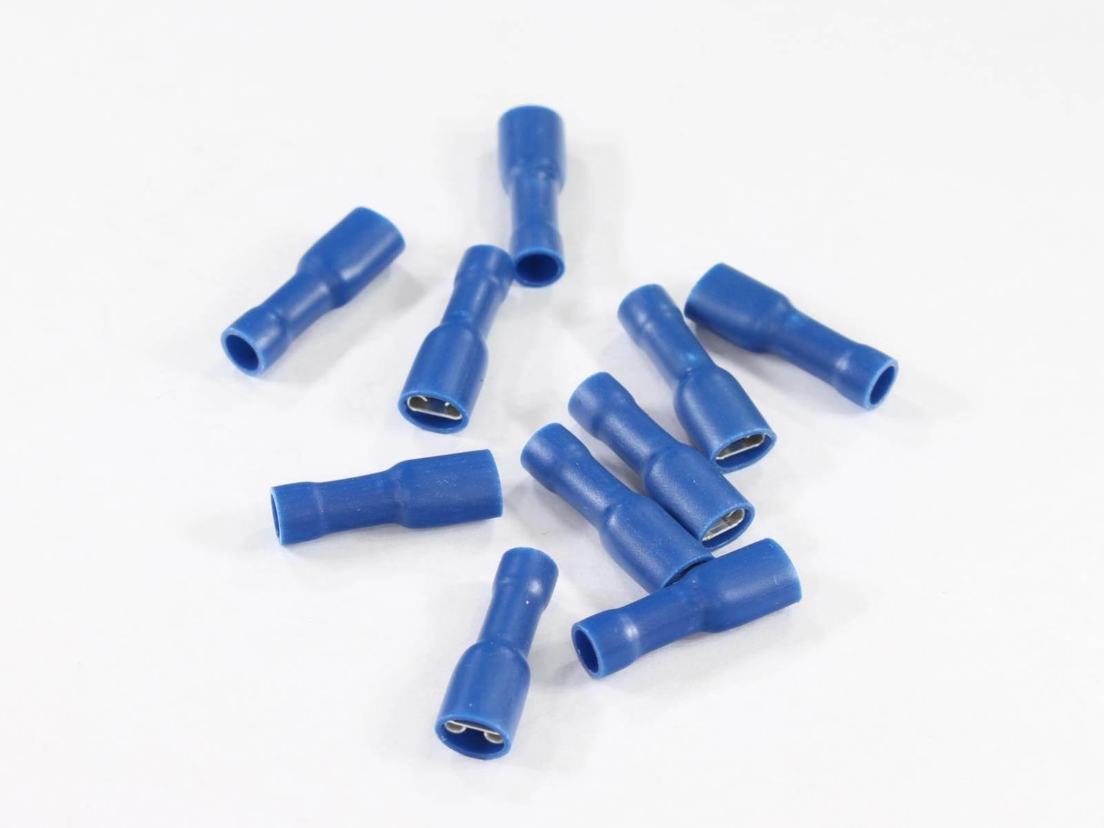 Konektor żeński 4.8x0.5 gniazdo płaskie pełna izolacja 1.5-2.5mm kpl 10szt