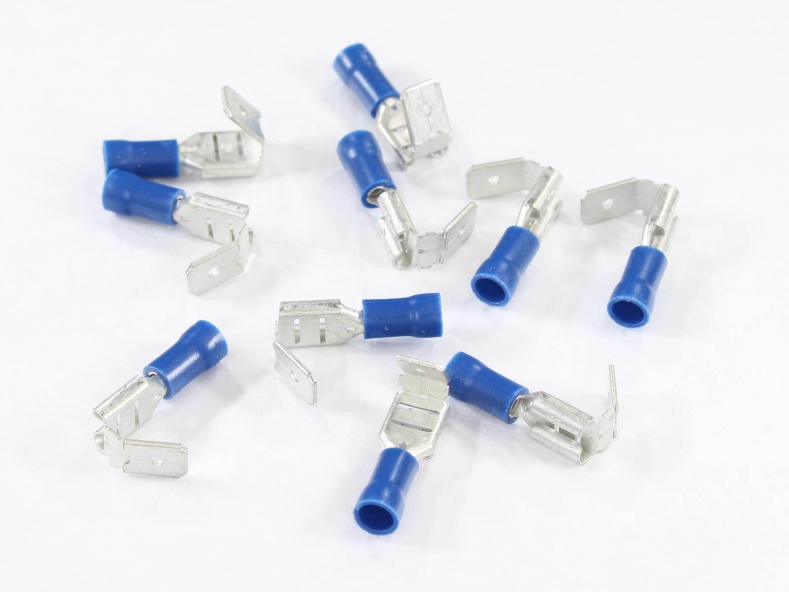 Konektor rozgałęźnik 6.3x0.8mm izolowany płaski 1.5-2.5mm kpl 10szt