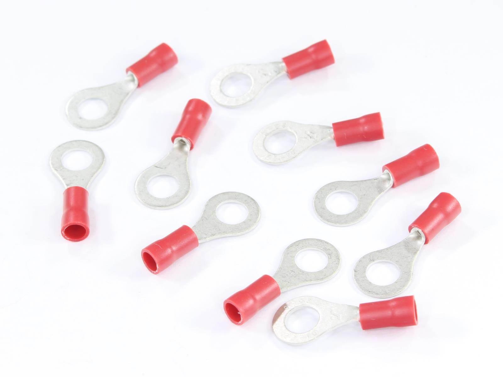 Konektor końcówka oczkowa m6 izolowana 6.4mm 0.5-1.5mm kpl 10szt