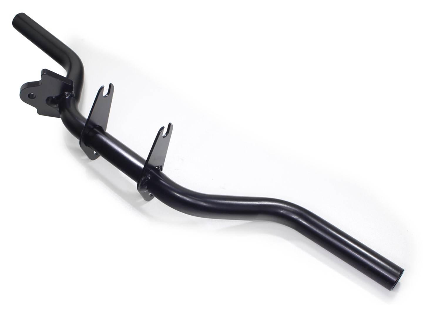 Podnóżek kierowcy simson czarny z mocowaniem stopki bocznej zamykanej nożnie dl