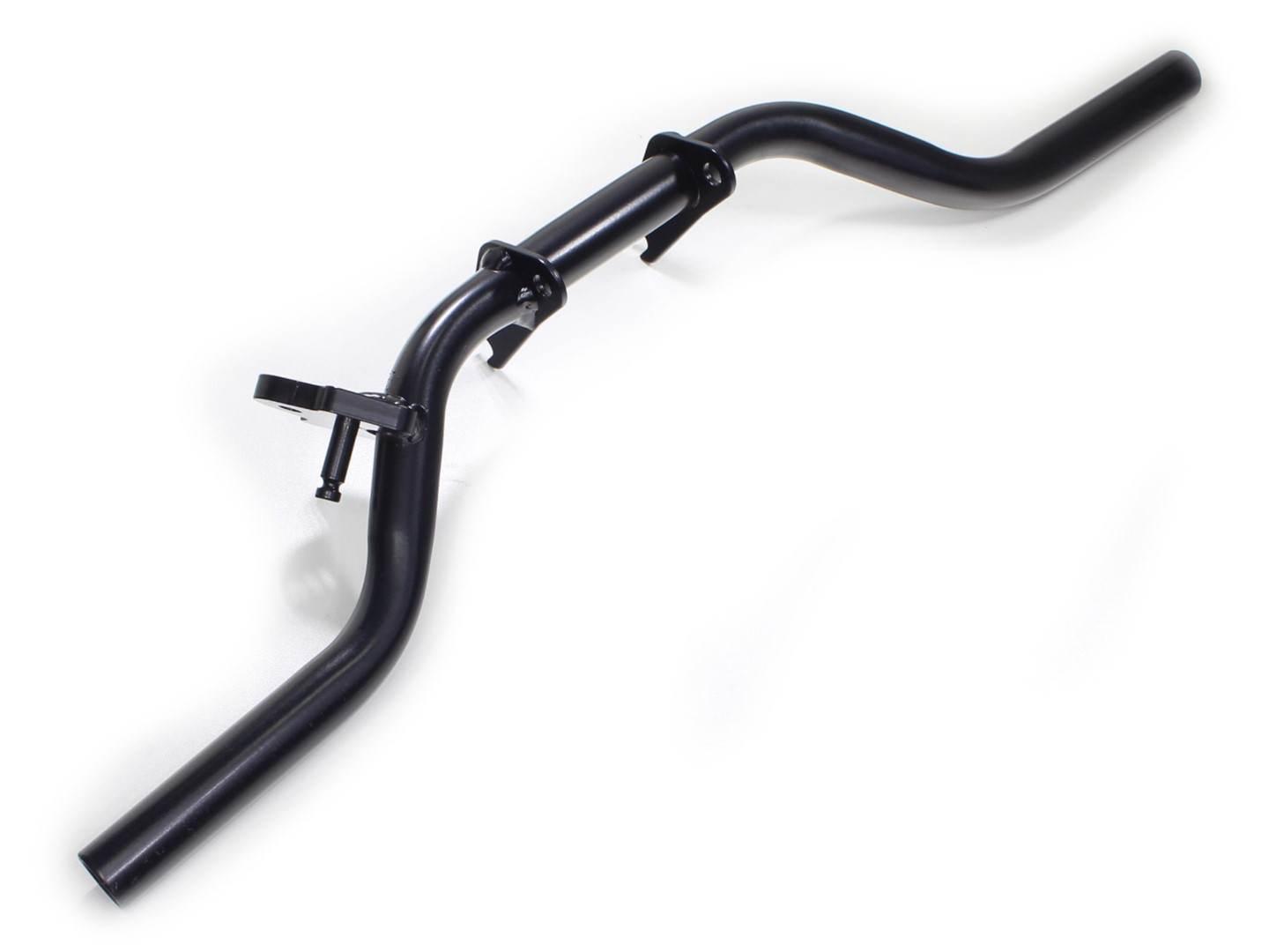 Podnóżek kierowcy simson czarny z mocowaniem stopki bocznej zamykanej nożnie dl - zdjęcie 3