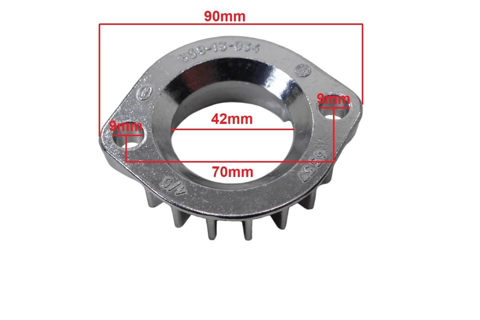 Flansza kolanka wydechu jawa 350 638/639/640 12v ml - zdjęcie 2
