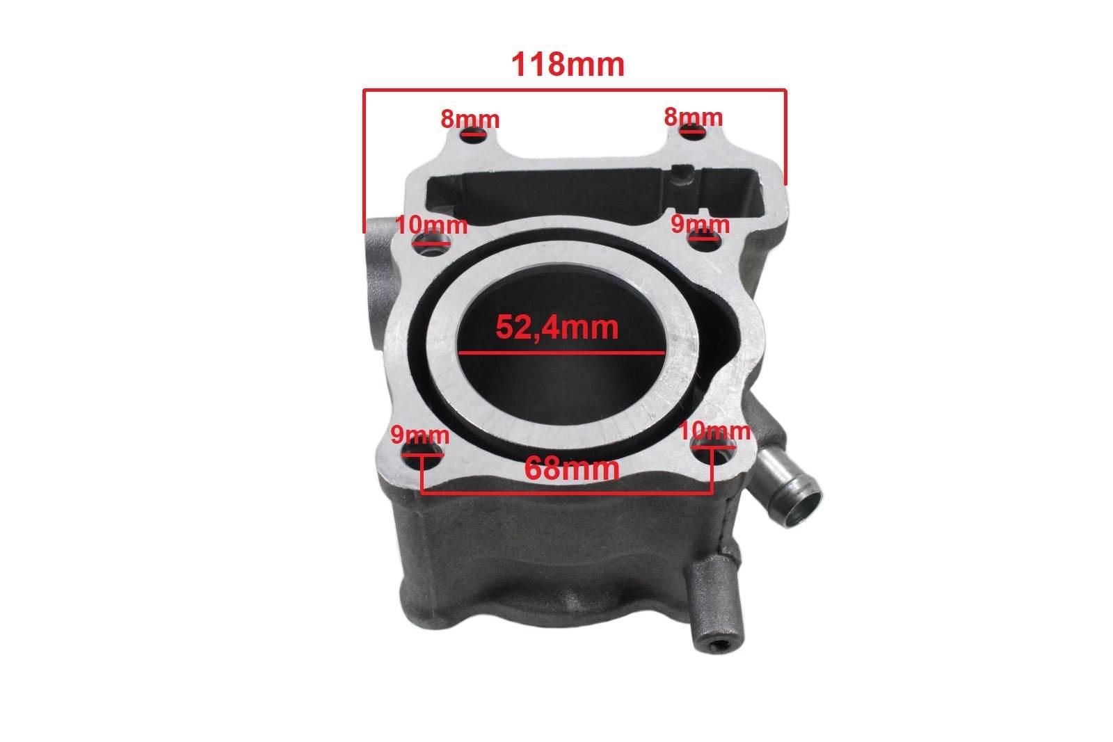 Cylinder honda sh 125 52,4mm rms | RMS100081010 - zdjęcie 3