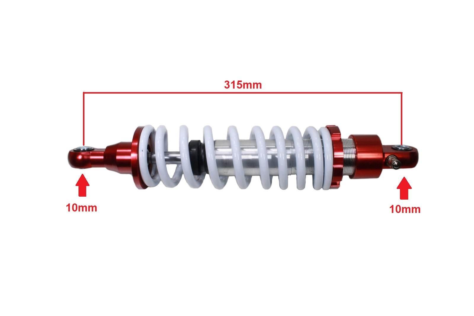 Amortyzator tył cross 125 biały nowy typ hb - zdjęcie 2
