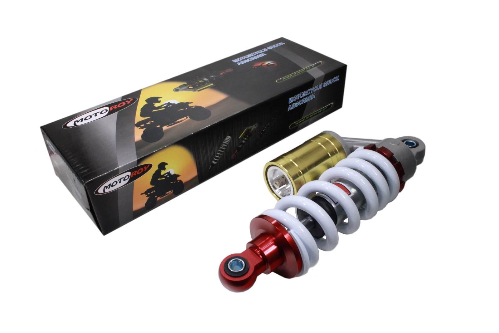 Amortyzator tył cross 125 biały gazowy nowy typ hb