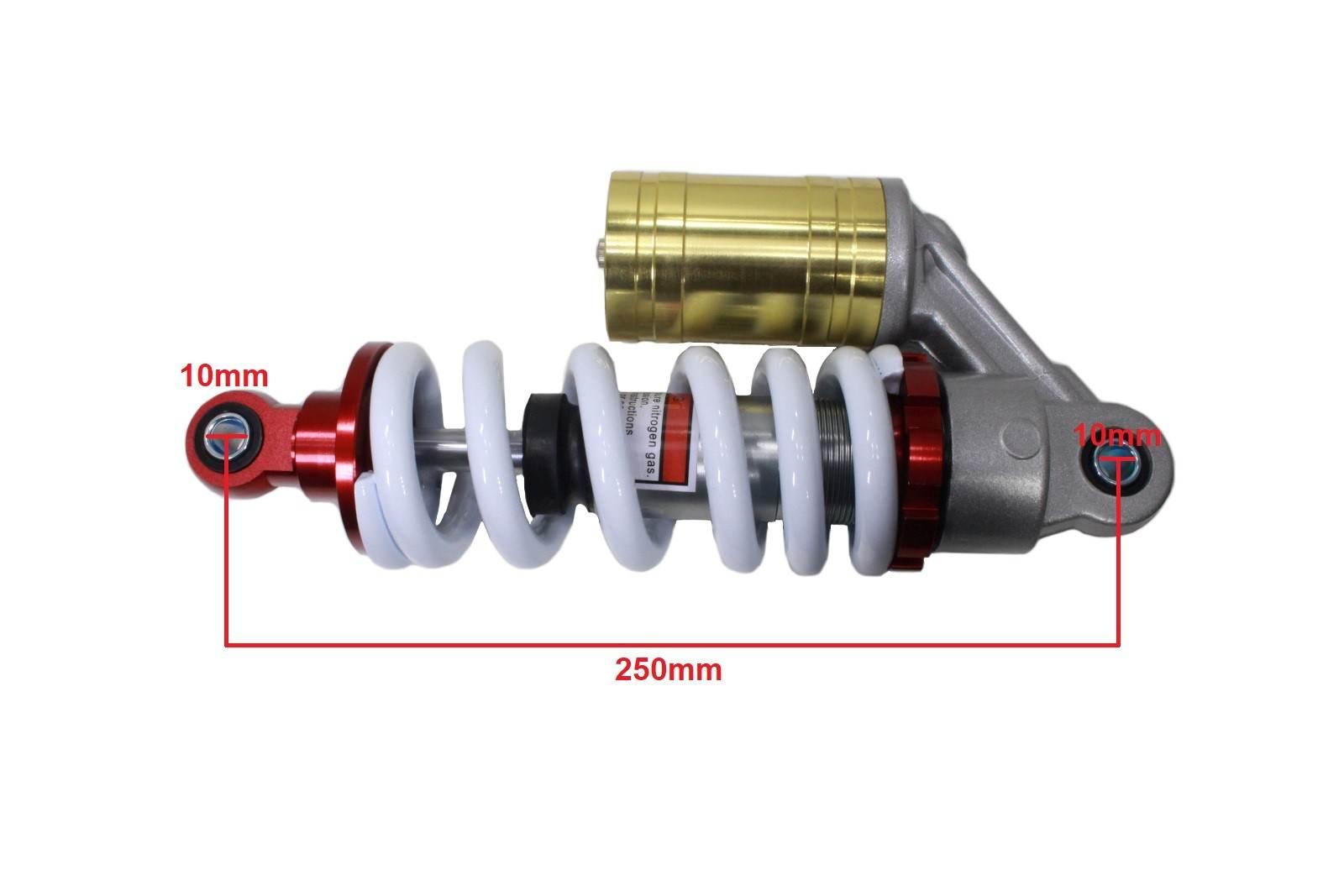 Amortyzator tył cross 125 biały gazowy nowy typ hb - zdjęcie 2