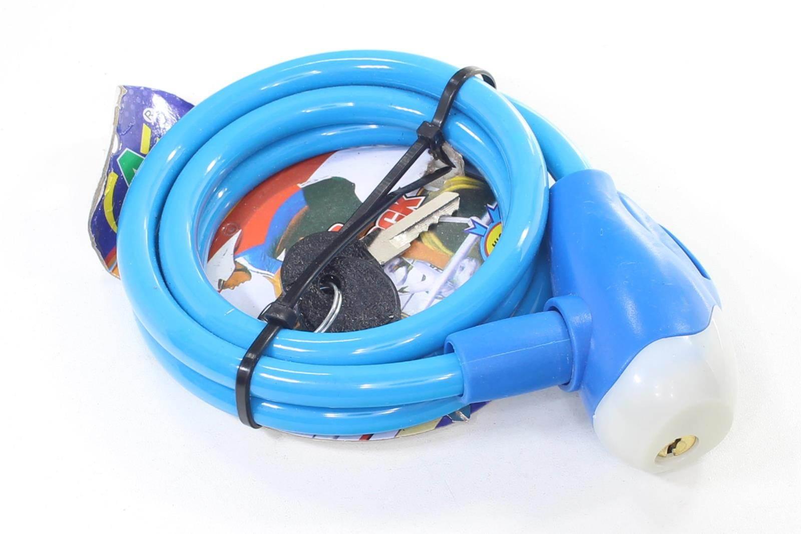 Blokada zabezpieczenie przeciwkradzieżowe 100cm niebieskie