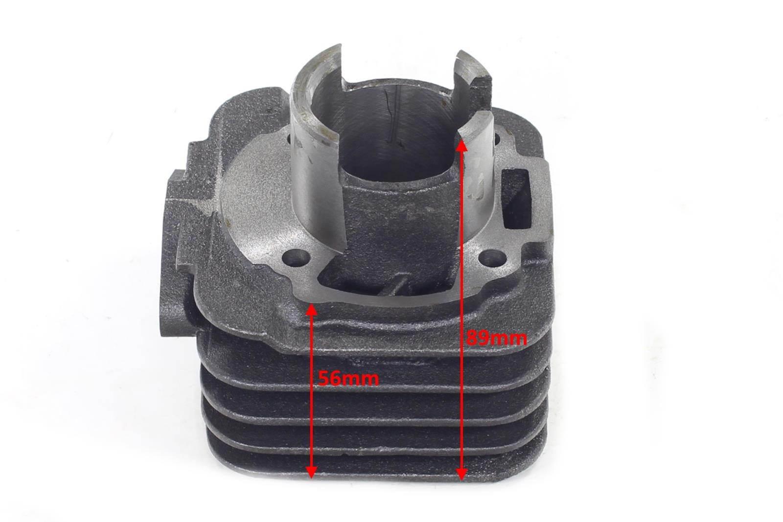 Cylinder piaggio vespa/zip aprilia derbi gilera 50ccm 40mm pin 12mm 2t komp - zdjęcie 4
