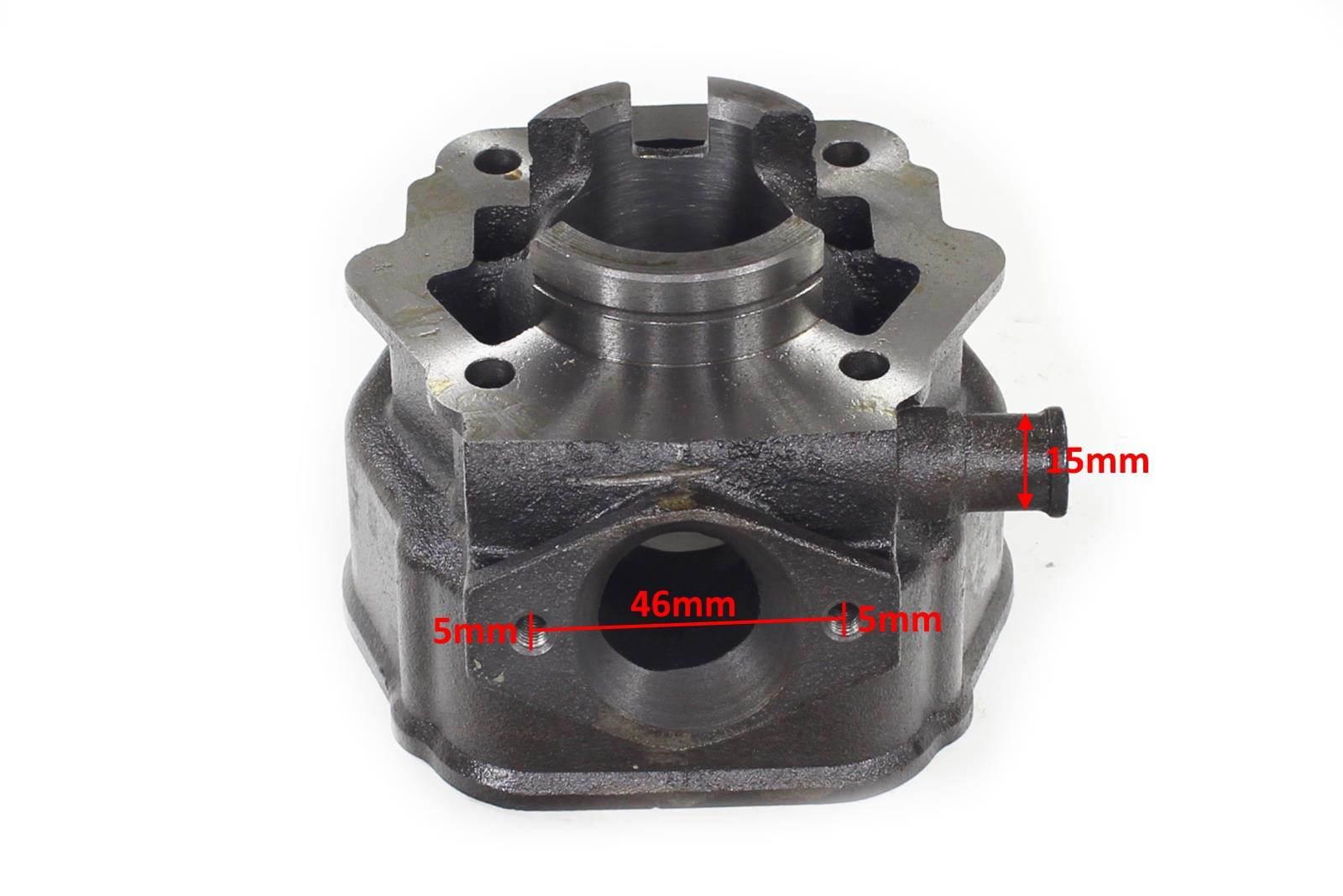 Cylinder derbi senda lc po 2006 roku 50ccm 40mm pin 12mm 2t kompletny chłod - zdjęcie 2