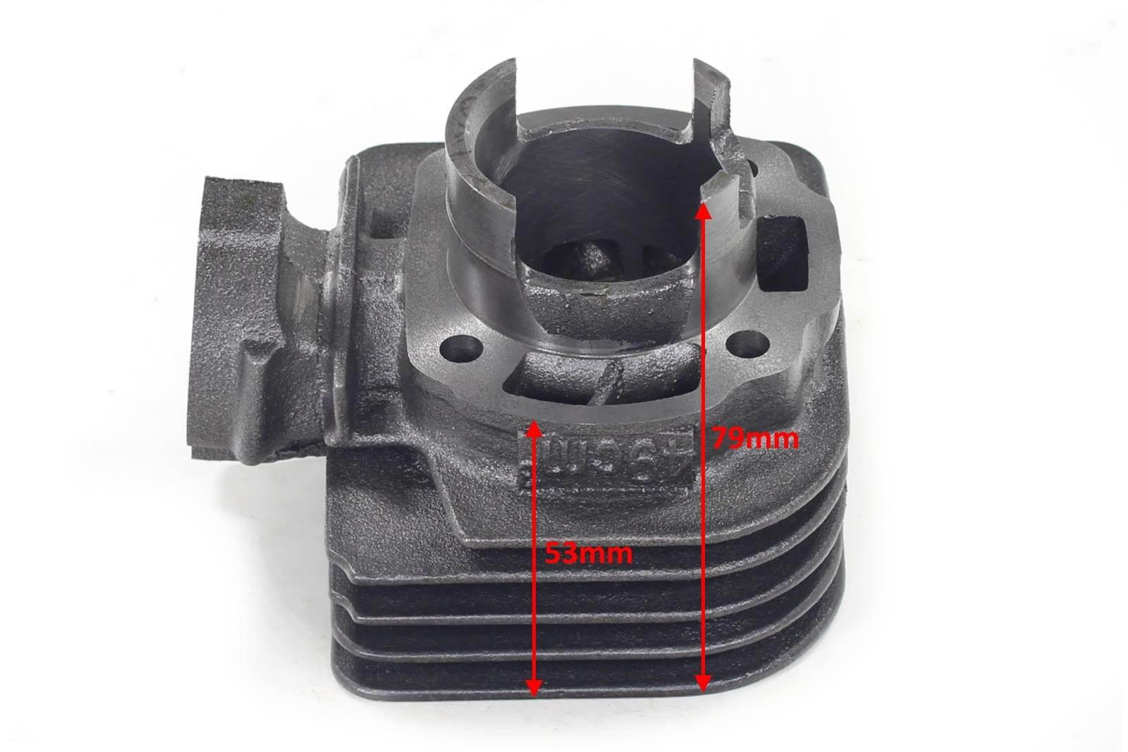 Cylinder suzuki ad50 aprilia benelli derbi italjet malaguti 50cc 41mm pin 1 - zdjęcie 3