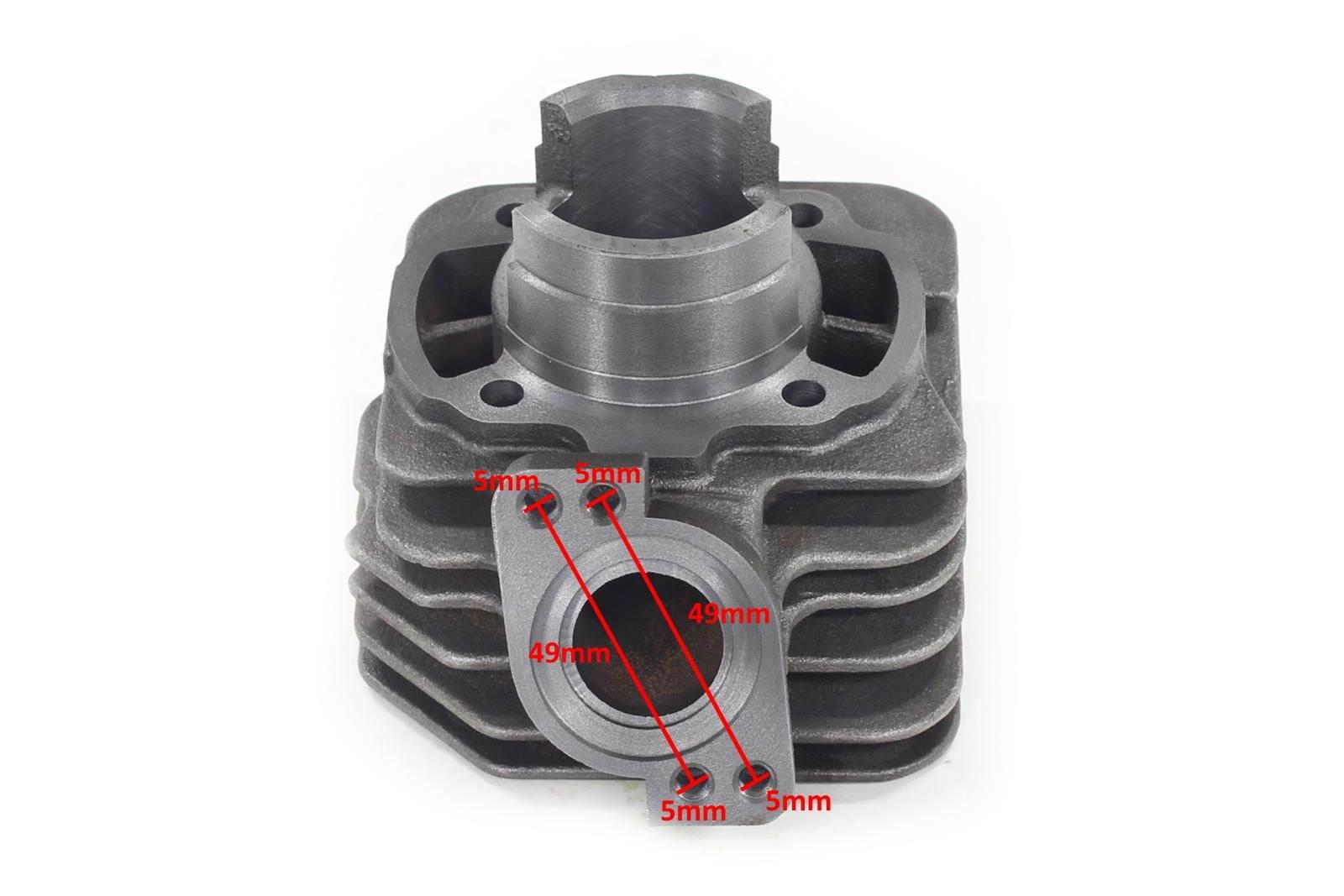 Cylinder peugeot buxy speedfight elyseo vivacity 50ccm 40mm pin 12mm 2t kompletny sa peugeot-citystar/django/elyseo/elystar/kisbee/looxor/ludix/speedfight/tkr/trekker/vivacity - zdjęcie 4