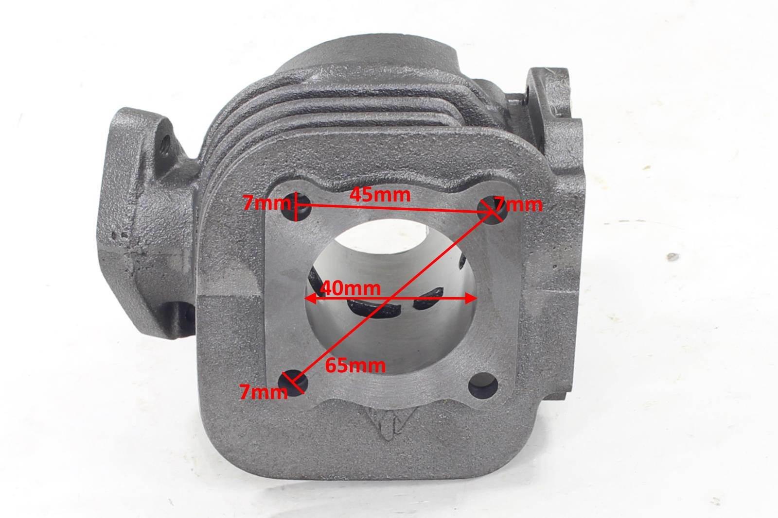 Cylinder mbk booster yamaha bw's 50ccm 40mm pin 10mm 2t kompletny sa aprilia-amico/sr mbk-cw booster/ew stunt yamaha-bw's/cw/ew - zdjęcie 5