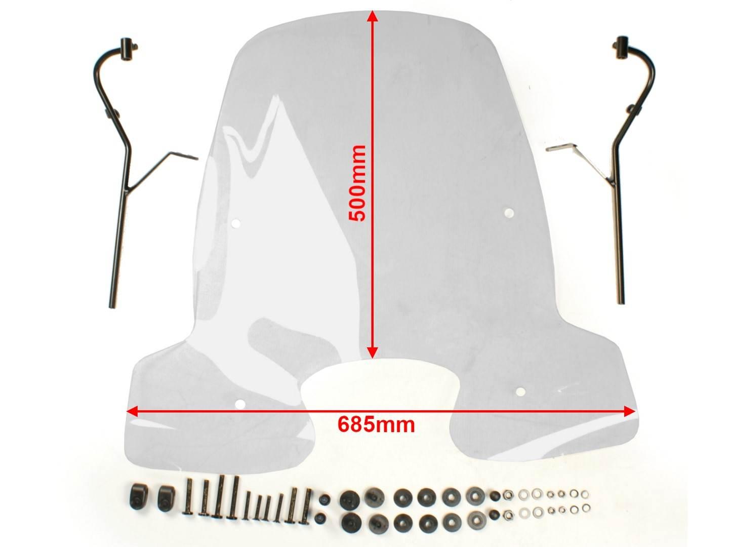 Szyba czołowa skuter-owiewka ym-4247 kymco peoples - zdjęcie 3