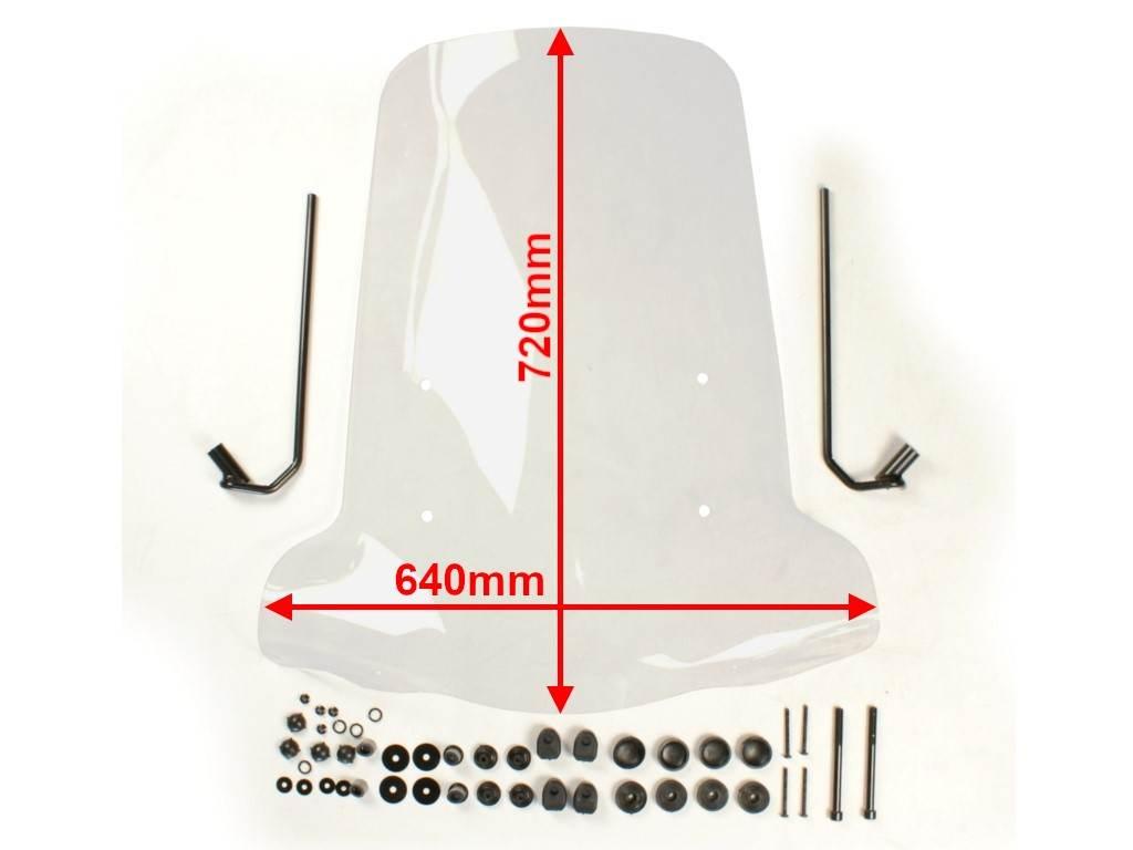 Szyba czołowa skuter-owiewka ym-4249 yamaha neos - zdjęcie 3