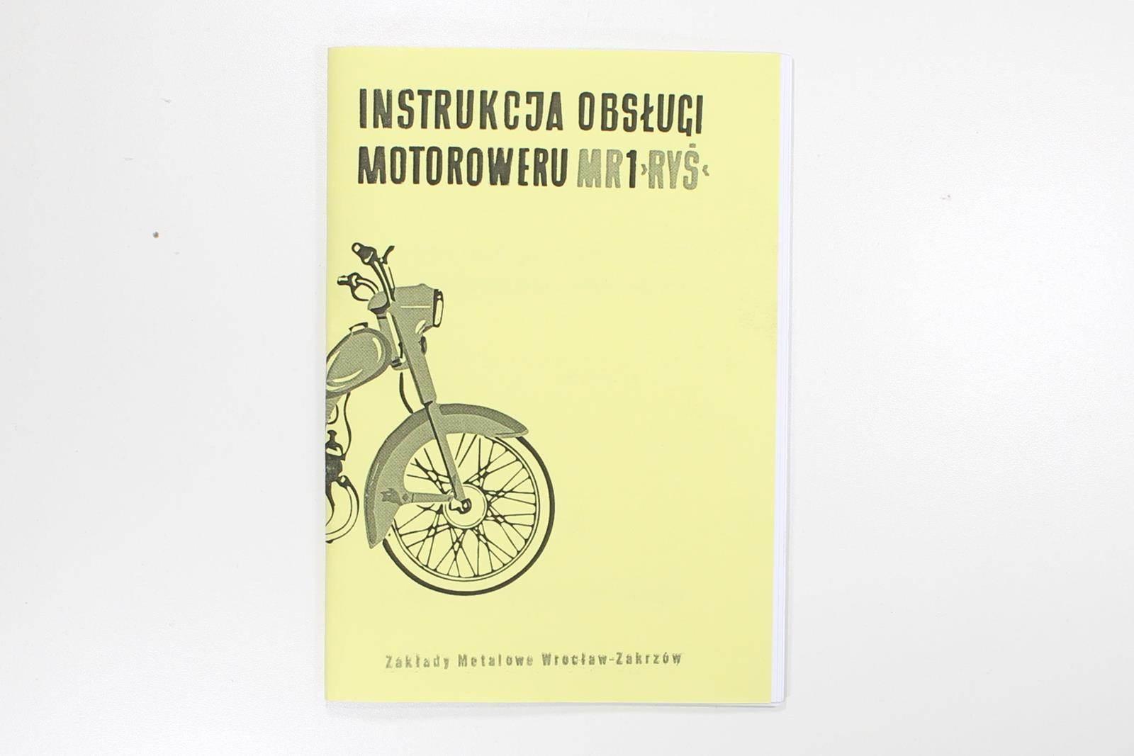 Katalog instrukcja obsługi romet mr 1 ryś