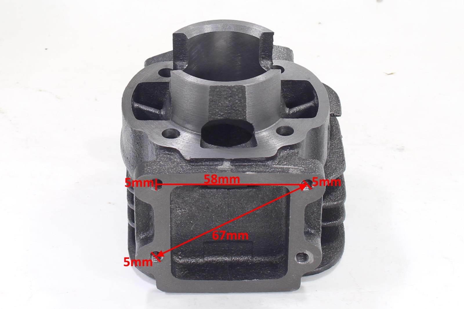 Cylinder yamaha bws aprilia mbk italjet 50cc 40mm kompletny hw - zdjęcie 5