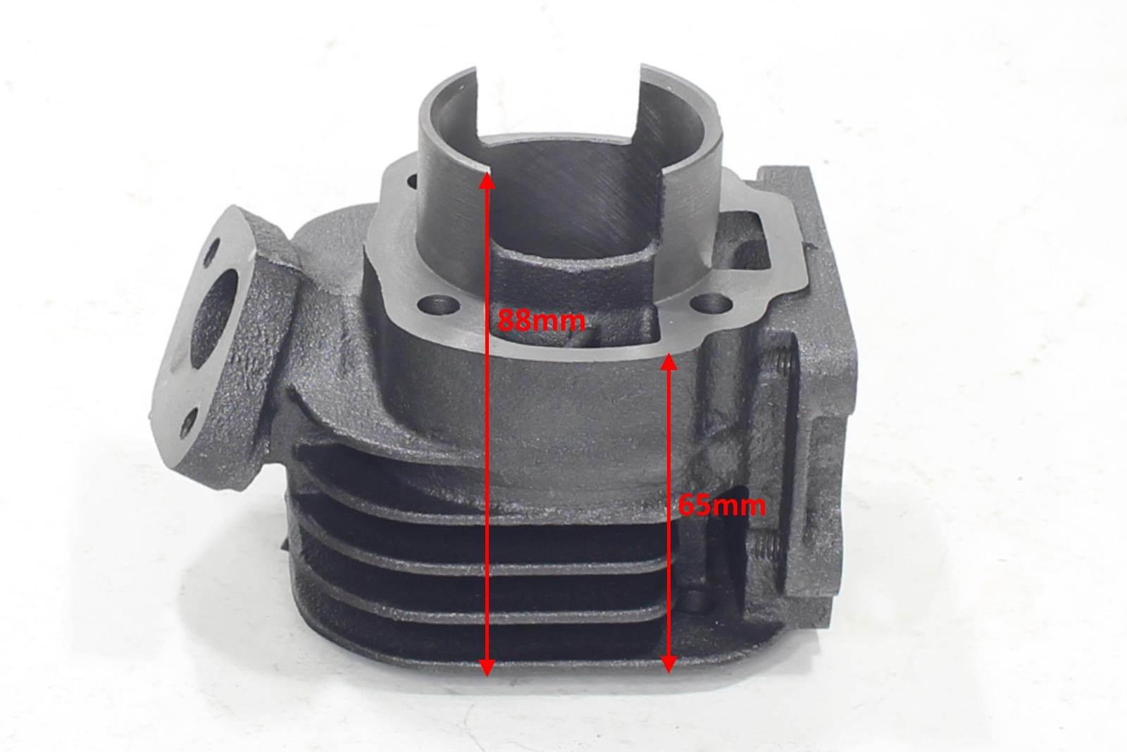 Cylinder yamaha bws aprilia amico sr italjet mbk 60cc 44mm kompletny hw - zdjęcie 2