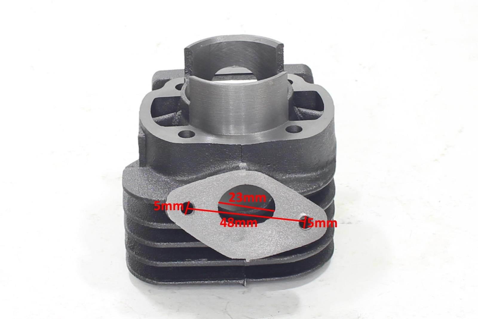 Cylinder yamaha bws aprilia amico sr italjet mbk 60cc 44mm kompletny hw - zdjęcie 3