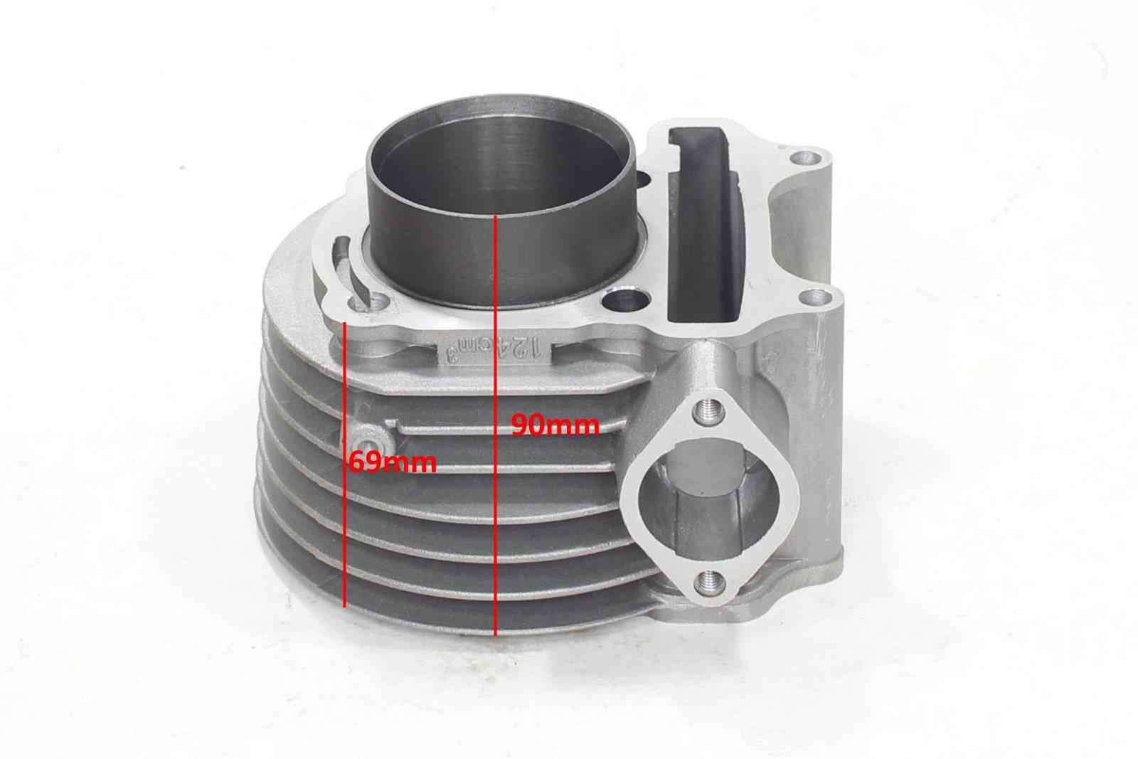Cylinder gy6-125 125ccm 52.4mm kompletny hw - zdjęcie 2