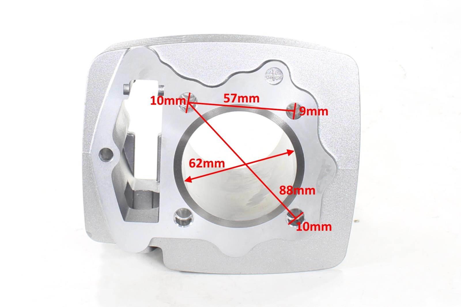 Cylinder honda cb 150 romet crs zk 125fx 62mm kompletny hw - zdjęcie 4