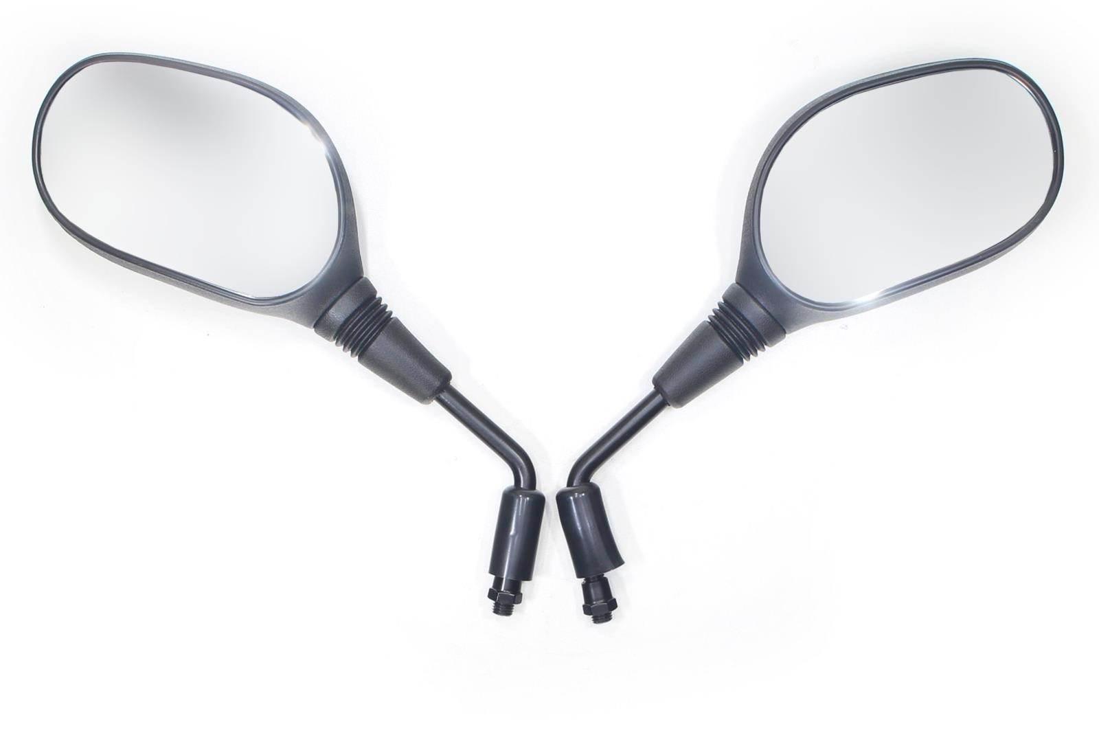 Lustro m8/m10 długie czarne gwint lewy prawy obejmy cl-2013072151 kpl sc - zdjęcie 2