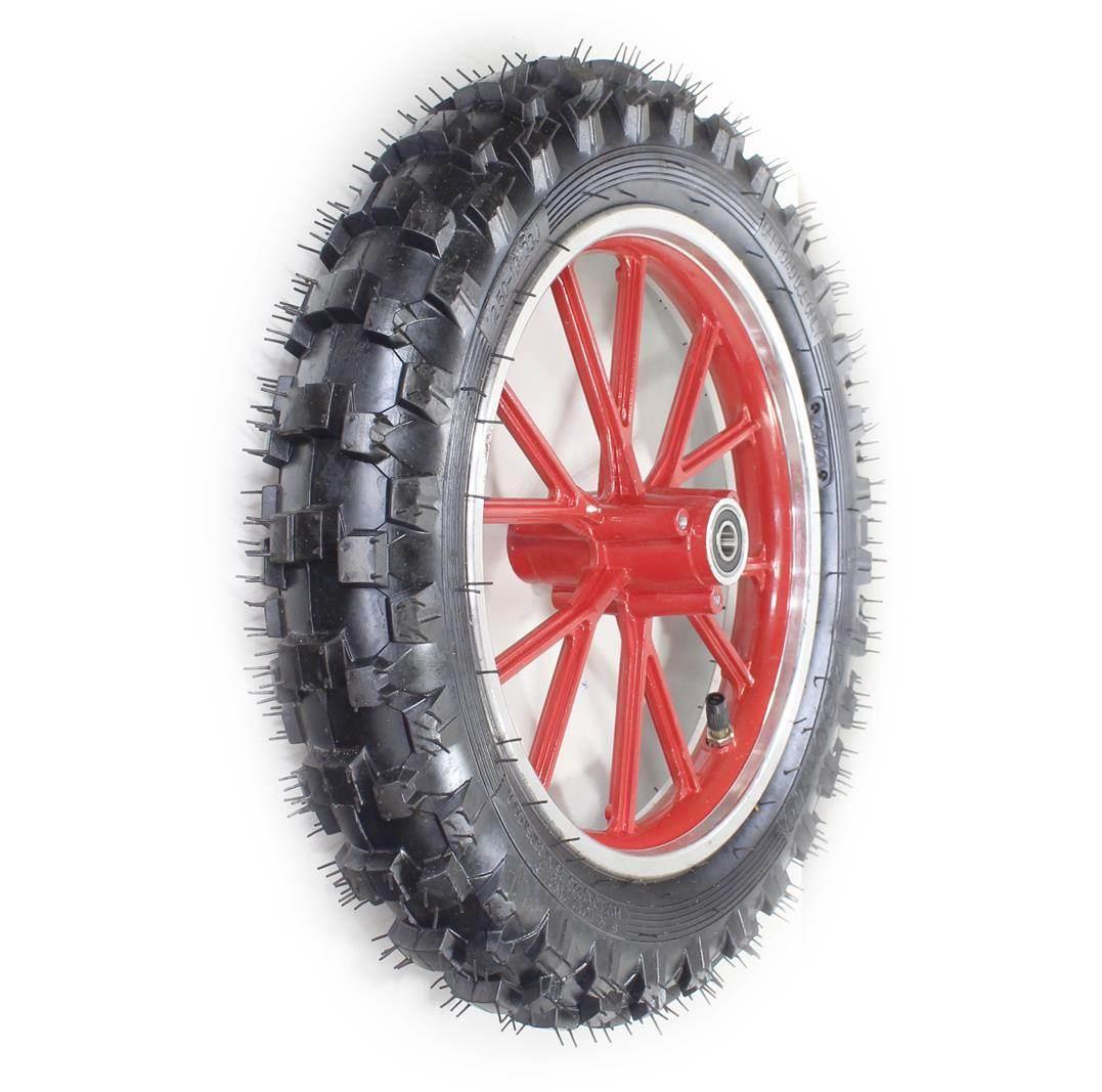 Koło pocket cross czerwone 10" 2.50x10 tył hb
