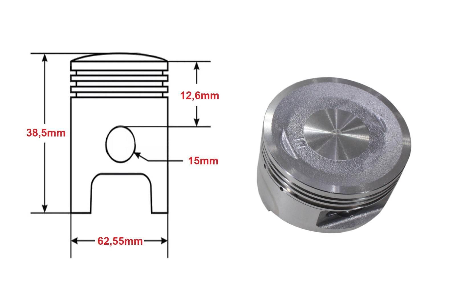 Cylinder gy6-200 62.5mm wangye fuxin kompletny wb - zdjęcie 6