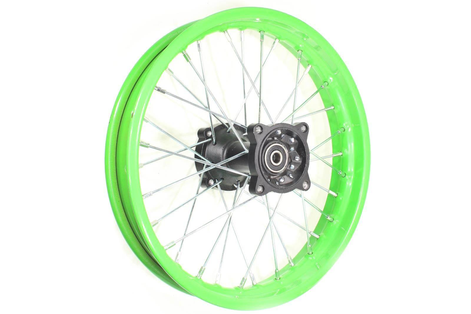 Felga koło tył 1,85/14'' cross 125 new green hb