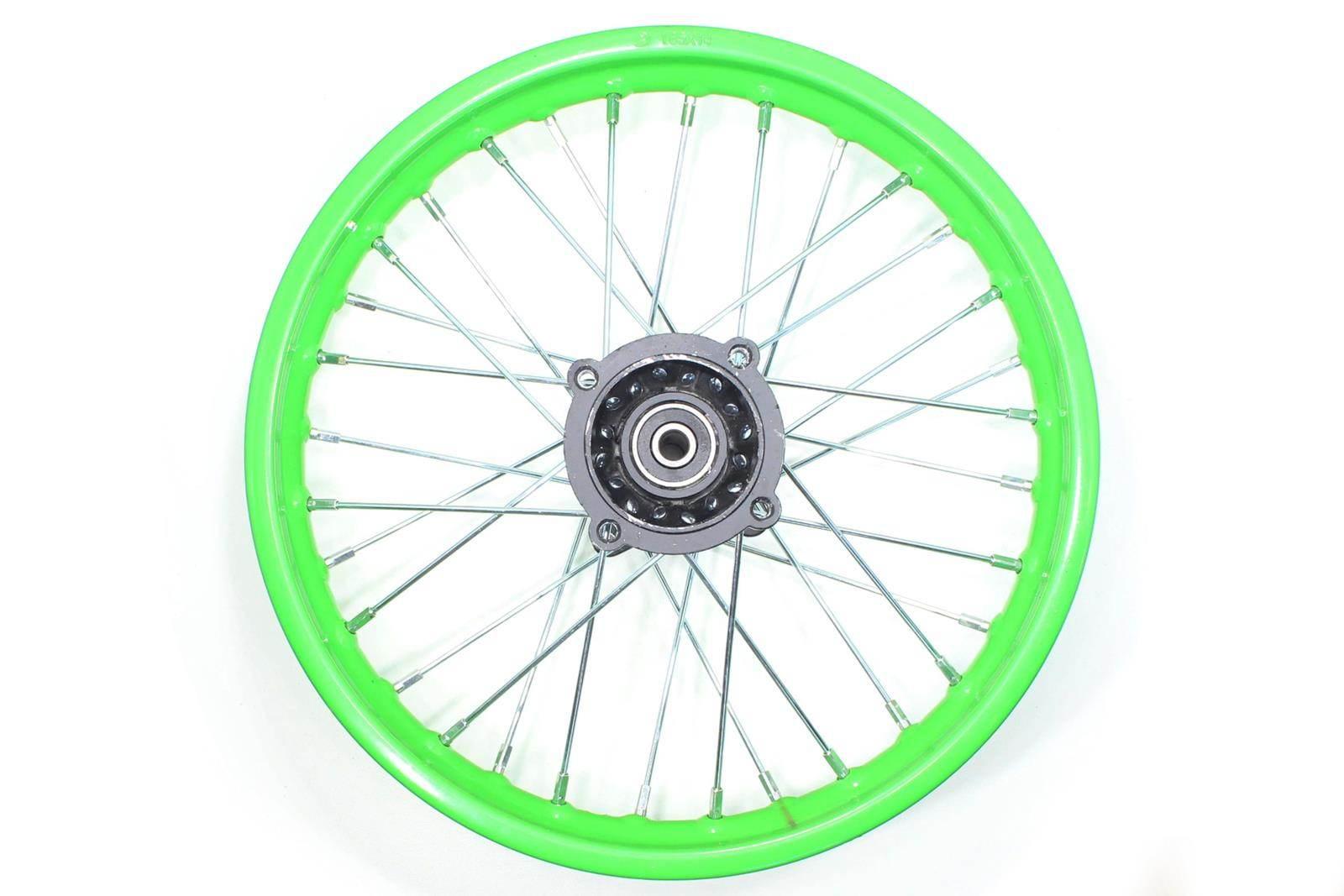 Felga koło tył 1,85/14'' cross 125 new green hb - zdjęcie 2
