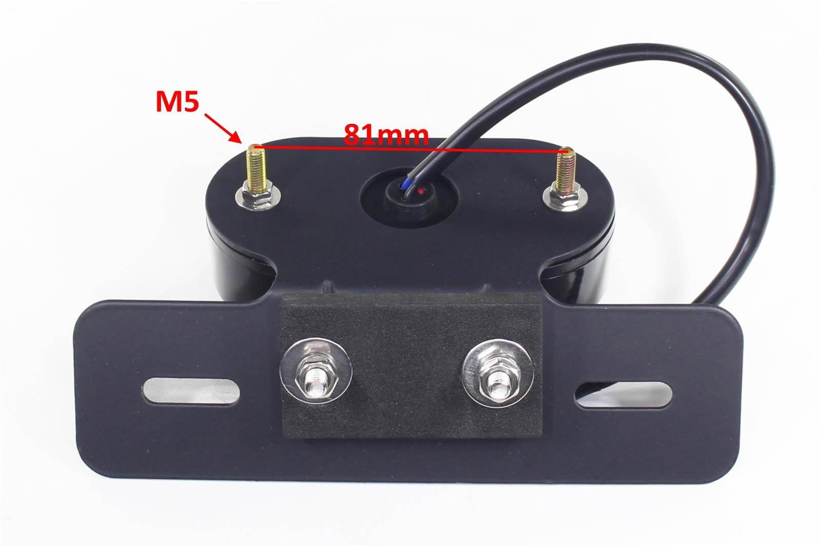 Lampa tył led motocyklowa z podstawą pod tablicę rejestracyjną z podświetleniem oxf-11767 ox - zdjęcie 2